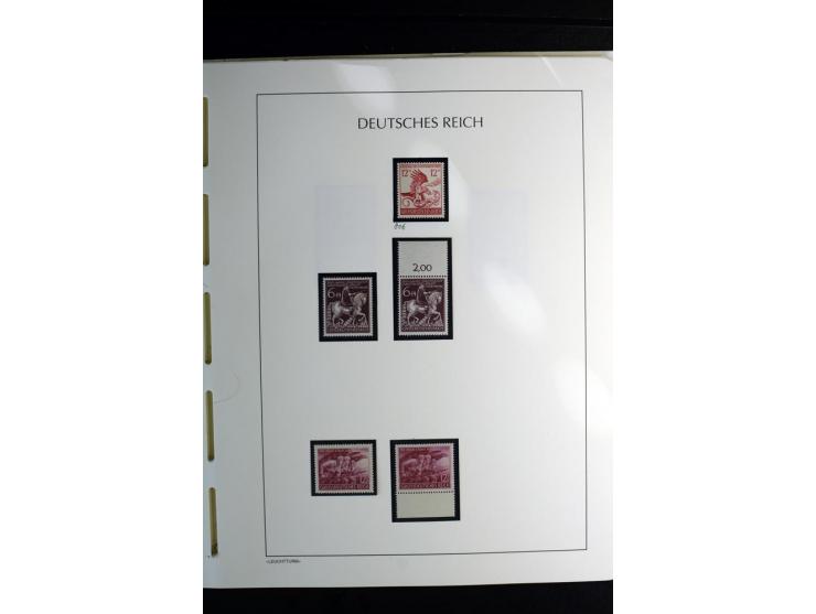 1900/45, postfrische und ungebrauchte reichhaltige Sammlung mit guten Werten, Sätzen und Blocks