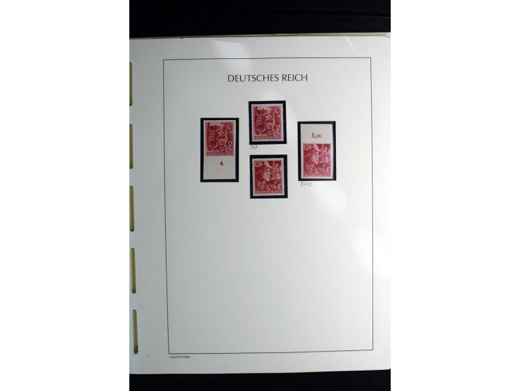1900/45, postfrische und ungebrauchte reichhaltige Sammlung mit guten Werten, Sätzen und Blocks