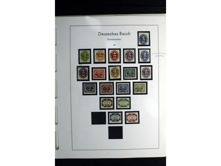 1900/45, postfrische und ungebrauchte reichhaltige Sammlung mit guten Werten, Sätzen und Blocks