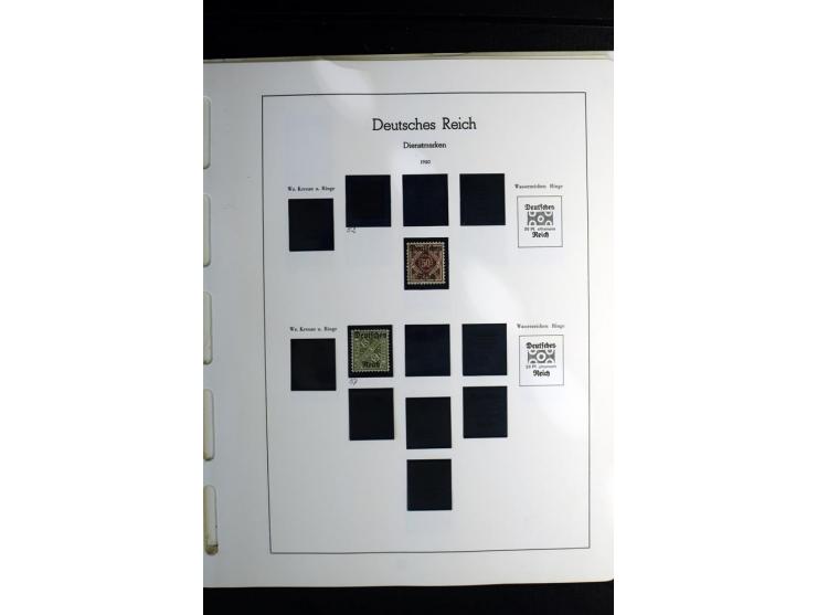 1900/45, postfrische und ungebrauchte reichhaltige Sammlung mit guten Werten, Sätzen und Blocks