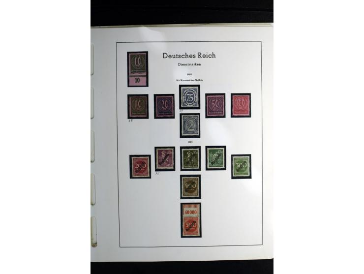 1900/45, postfrische und ungebrauchte reichhaltige Sammlung mit guten Werten, Sätzen und Blocks