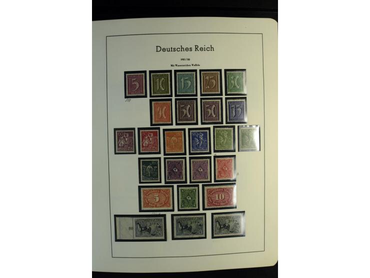 1900/45, postfrische und ungebrauchte reichhaltige Sammlung mit guten Werten, Sätzen und Blocks