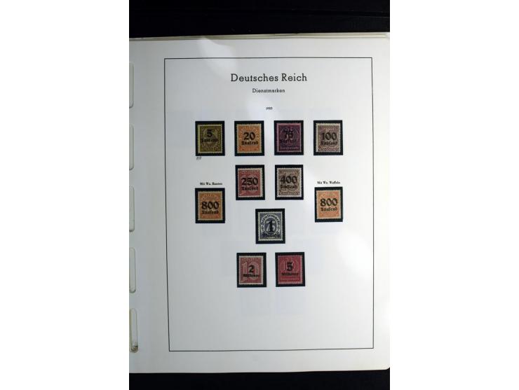 1900/45, postfrische und ungebrauchte reichhaltige Sammlung mit guten Werten, Sätzen und Blocks