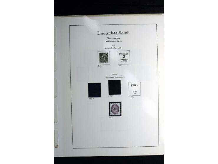 1900/45, postfrische und ungebrauchte reichhaltige Sammlung mit guten Werten, Sätzen und Blocks