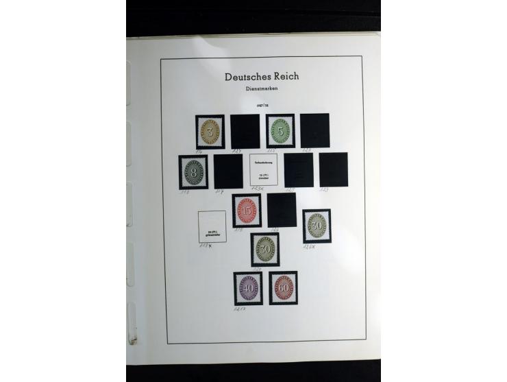 1900/45, postfrische und ungebrauchte reichhaltige Sammlung mit guten Werten, Sätzen und Blocks