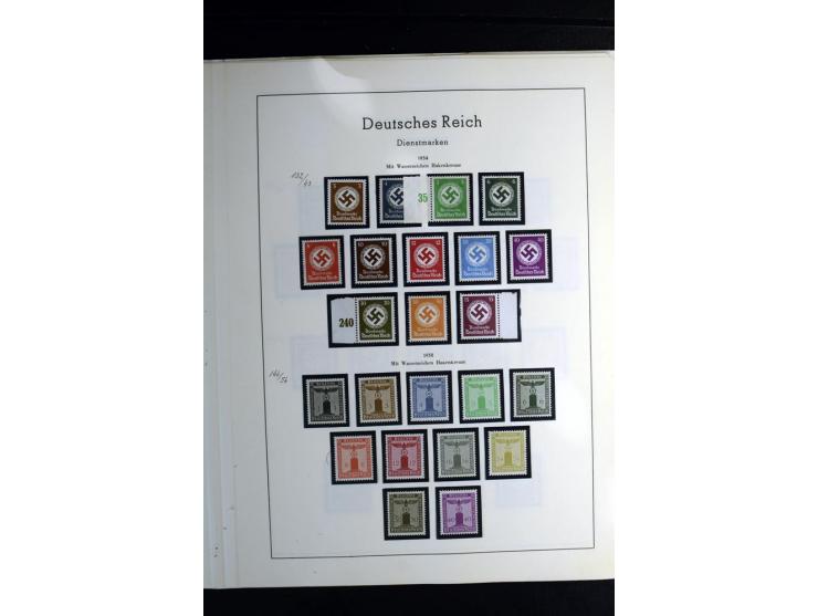 1900/45, postfrische und ungebrauchte reichhaltige Sammlung mit guten Werten, Sätzen und Blocks