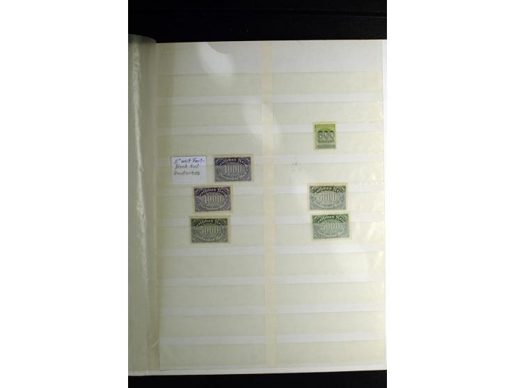 1900/45, postfrische und ungebrauchte reichhaltige Sammlung mit guten Werten, Sätzen und Blocks