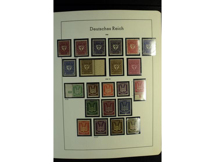 1900/45, postfrische und ungebrauchte reichhaltige Sammlung mit guten Werten, Sätzen und Blocks