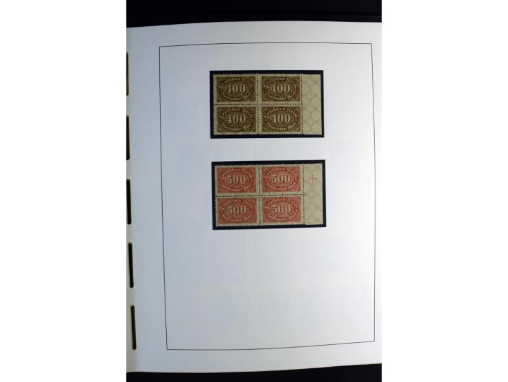 1900/45, postfrische und ungebrauchte reichhaltige Sammlung mit guten Werten, Sätzen und Blocks