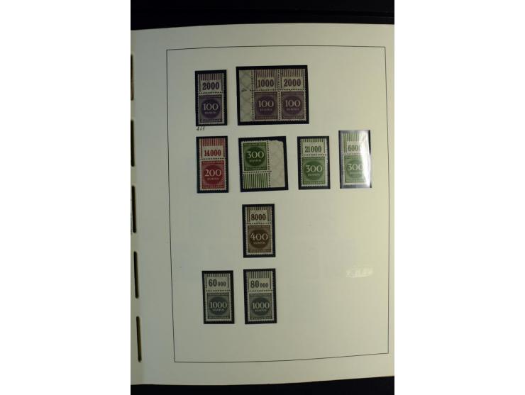 1900/45, postfrische und ungebrauchte reichhaltige Sammlung mit guten Werten, Sätzen und Blocks