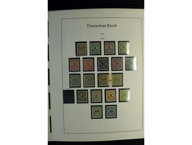 1900/45, postfrische und ungebrauchte reichhaltige Sammlung mit guten Werten, Sätzen und Blocks