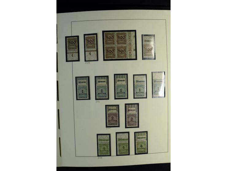 1900/45, postfrische und ungebrauchte reichhaltige Sammlung mit guten Werten, Sätzen und Blocks