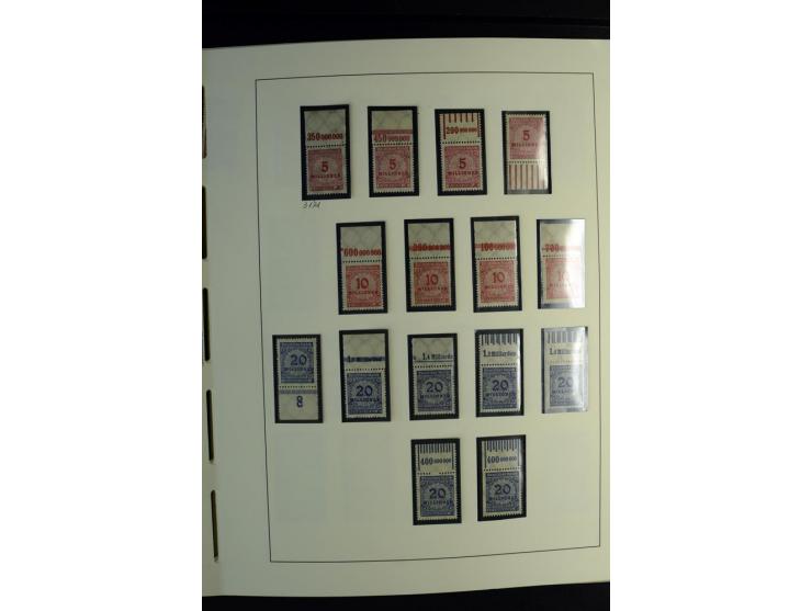1900/45, postfrische und ungebrauchte reichhaltige Sammlung mit guten Werten, Sätzen und Blocks