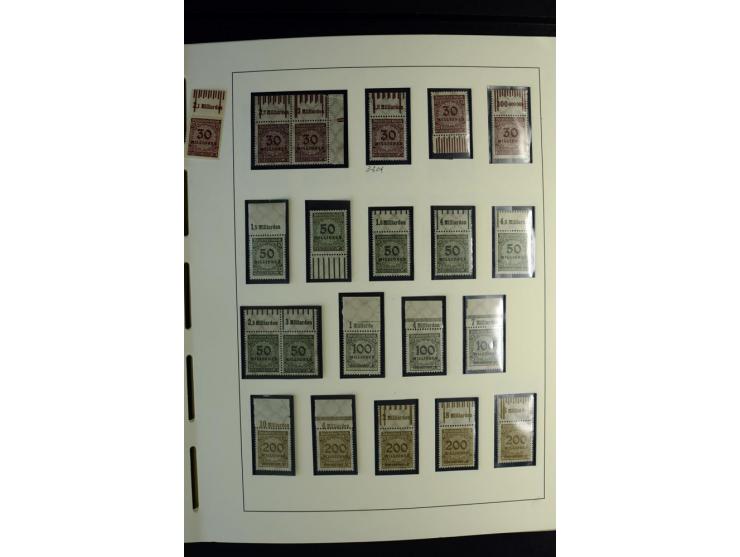 1900/45, postfrische und ungebrauchte reichhaltige Sammlung mit guten Werten, Sätzen und Blocks