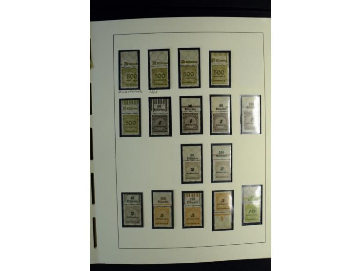 1900/45, postfrische und ungebrauchte reichhaltige Sammlung mit guten Werten, Sätzen und Blocks