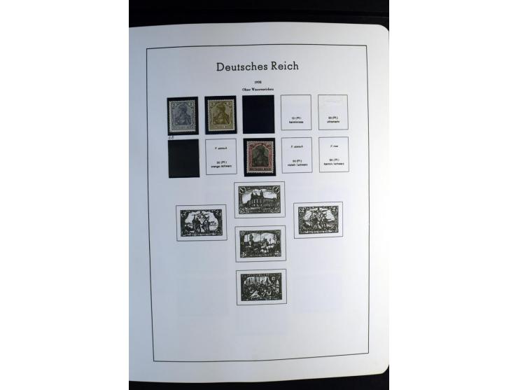 1900/45, postfrische und ungebrauchte reichhaltige Sammlung mit guten Werten, Sätzen und Blocks