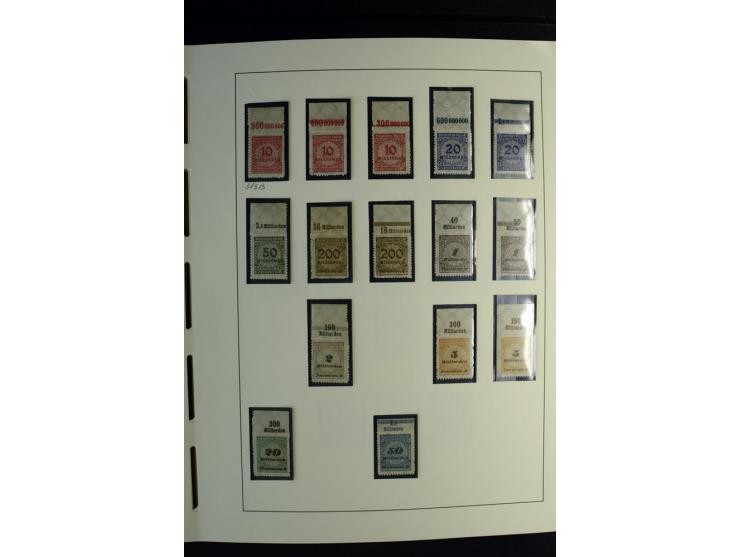 1900/45, postfrische und ungebrauchte reichhaltige Sammlung mit guten Werten, Sätzen und Blocks