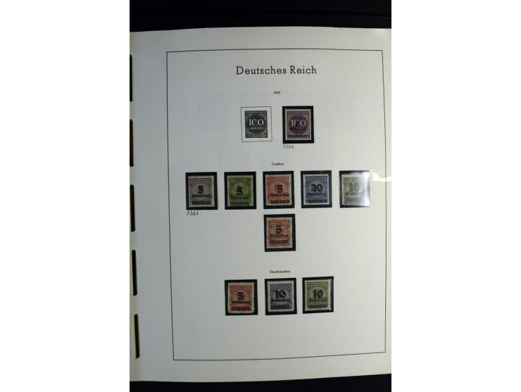 1900/45, postfrische und ungebrauchte reichhaltige Sammlung mit guten Werten, Sätzen und Blocks