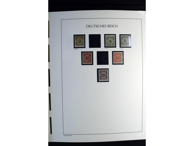 1900/45, postfrische und ungebrauchte reichhaltige Sammlung mit guten Werten, Sätzen und Blocks