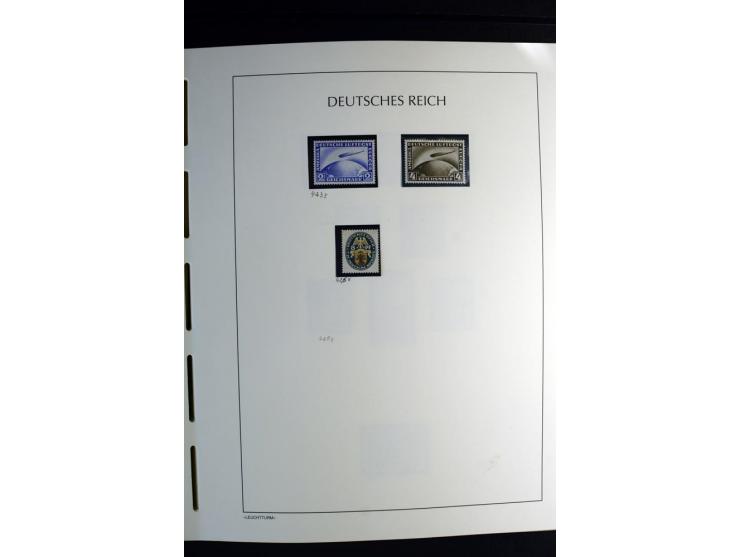 1900/45, postfrische und ungebrauchte reichhaltige Sammlung mit guten Werten, Sätzen und Blocks