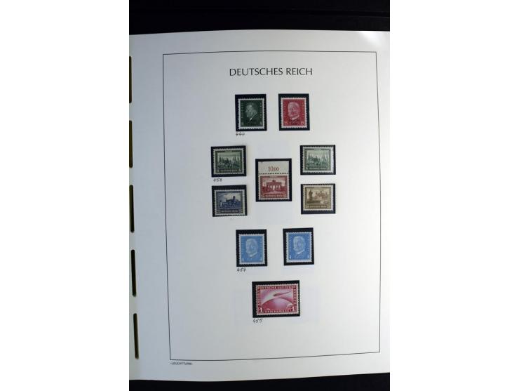 1900/45, postfrische und ungebrauchte reichhaltige Sammlung mit guten Werten, Sätzen und Blocks