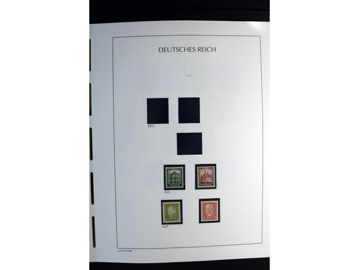 1900/45, postfrische und ungebrauchte reichhaltige Sammlung mit guten Werten, Sätzen und Blocks