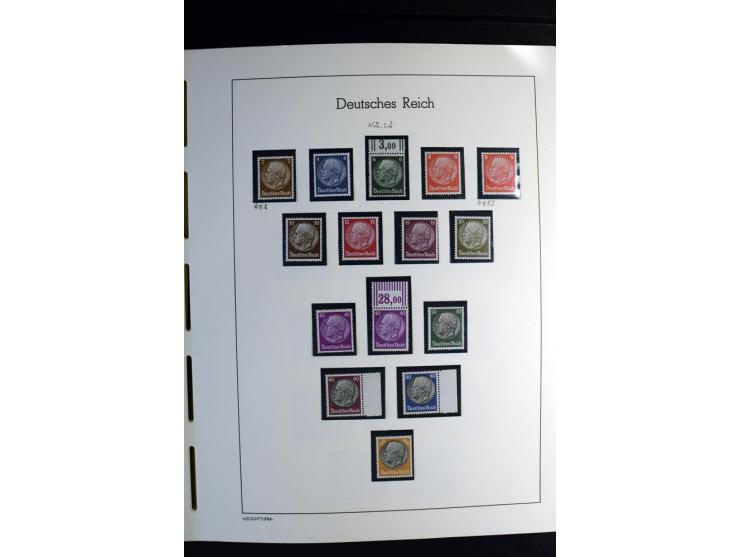 1900/45, postfrische und ungebrauchte reichhaltige Sammlung mit guten Werten, Sätzen und Blocks