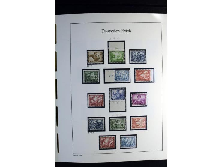 1900/45, postfrische und ungebrauchte reichhaltige Sammlung mit guten Werten, Sätzen und Blocks