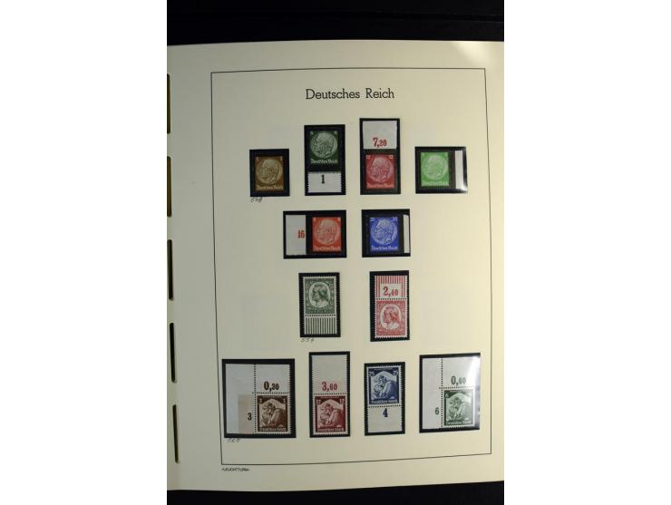 1900/45, postfrische und ungebrauchte reichhaltige Sammlung mit guten Werten, Sätzen und Blocks