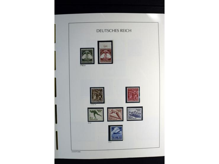 1900/45, postfrische und ungebrauchte reichhaltige Sammlung mit guten Werten, Sätzen und Blocks