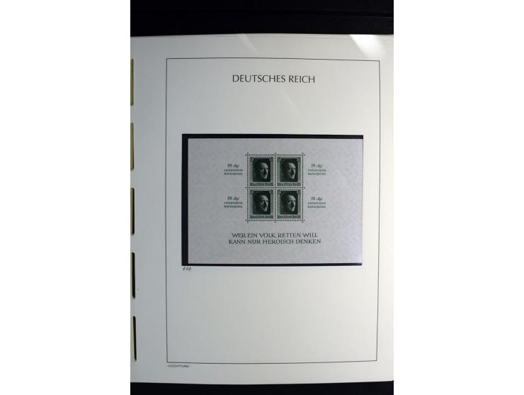 1900/45, postfrische und ungebrauchte reichhaltige Sammlung mit guten Werten, Sätzen und Blocks