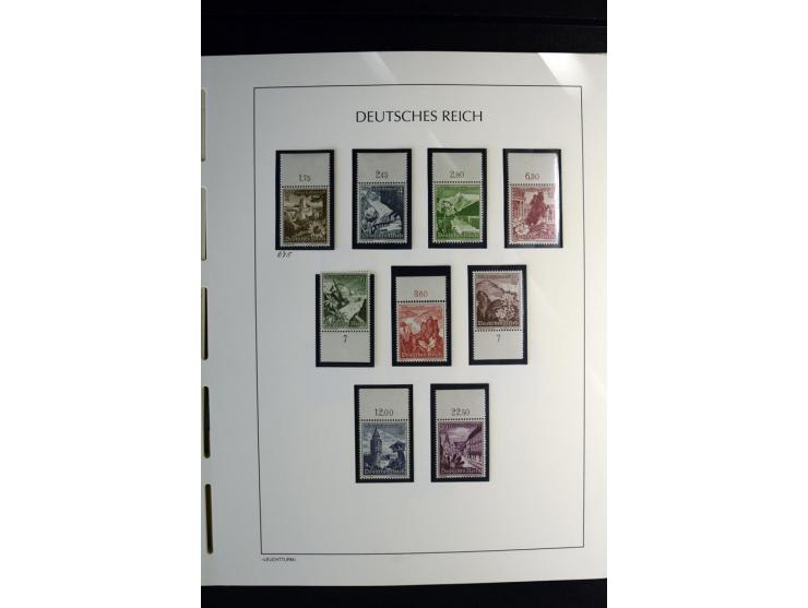 1900/45, postfrische und ungebrauchte reichhaltige Sammlung mit guten Werten, Sätzen und Blocks