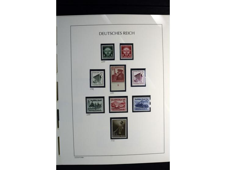 1900/45, postfrische und ungebrauchte reichhaltige Sammlung mit guten Werten, Sätzen und Blocks
