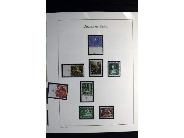 1900/45, postfrische und ungebrauchte reichhaltige Sammlung mit guten Werten, Sätzen und Blocks