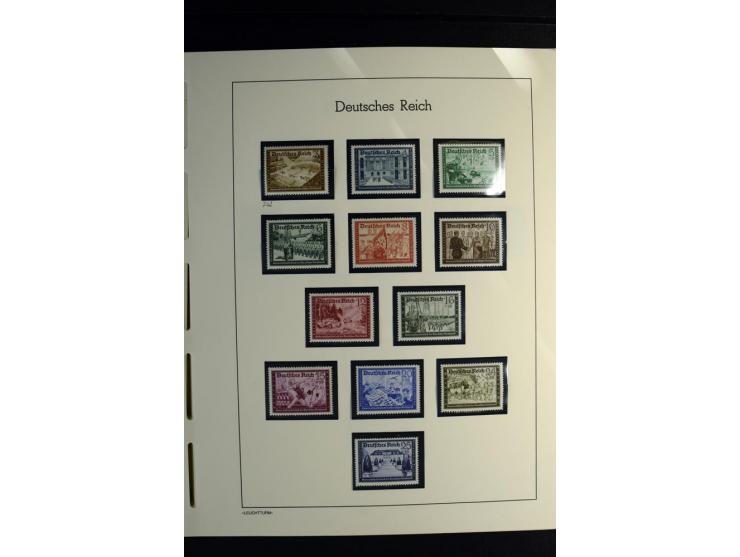 1900/45, postfrische und ungebrauchte reichhaltige Sammlung mit guten Werten, Sätzen und Blocks