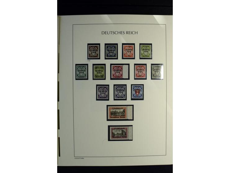 1900/45, postfrische und ungebrauchte reichhaltige Sammlung mit guten Werten, Sätzen und Blocks