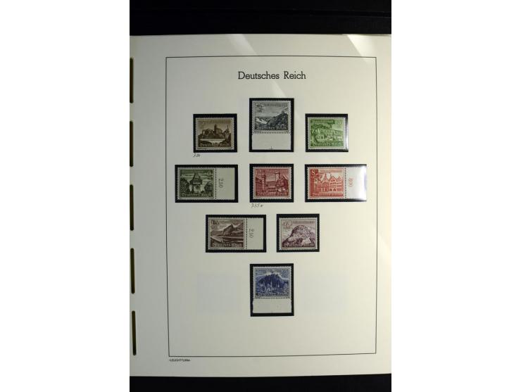 1900/45, postfrische und ungebrauchte reichhaltige Sammlung mit guten Werten, Sätzen und Blocks