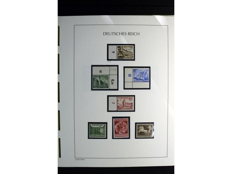 1900/45, postfrische und ungebrauchte reichhaltige Sammlung mit guten Werten, Sätzen und Blocks
