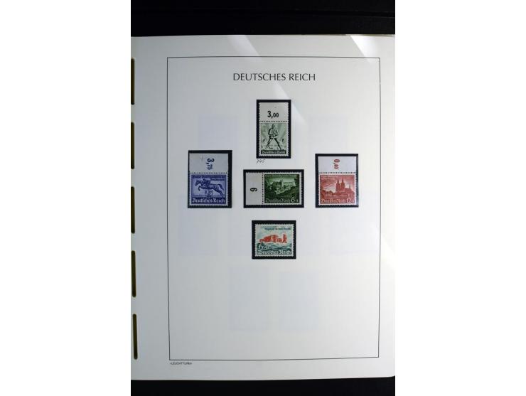 1900/45, postfrische und ungebrauchte reichhaltige Sammlung mit guten Werten, Sätzen und Blocks