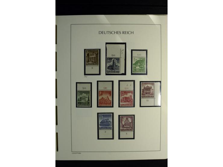 1900/45, postfrische und ungebrauchte reichhaltige Sammlung mit guten Werten, Sätzen und Blocks