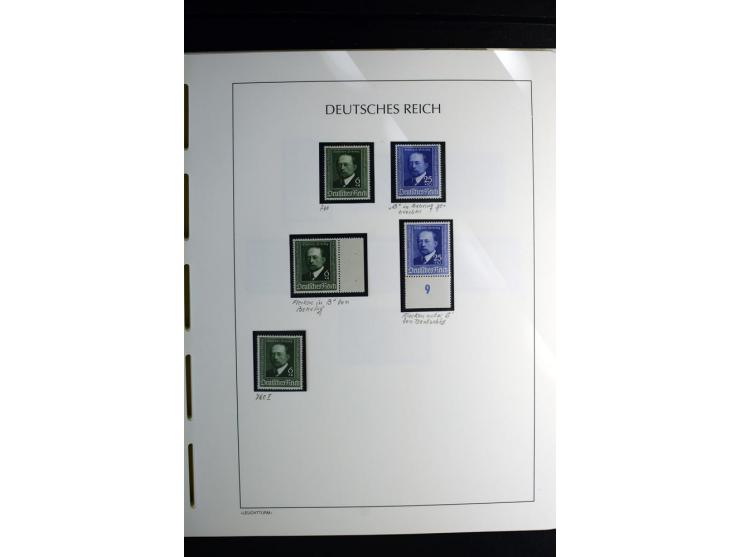 1900/45, postfrische und ungebrauchte reichhaltige Sammlung mit guten Werten, Sätzen und Blocks