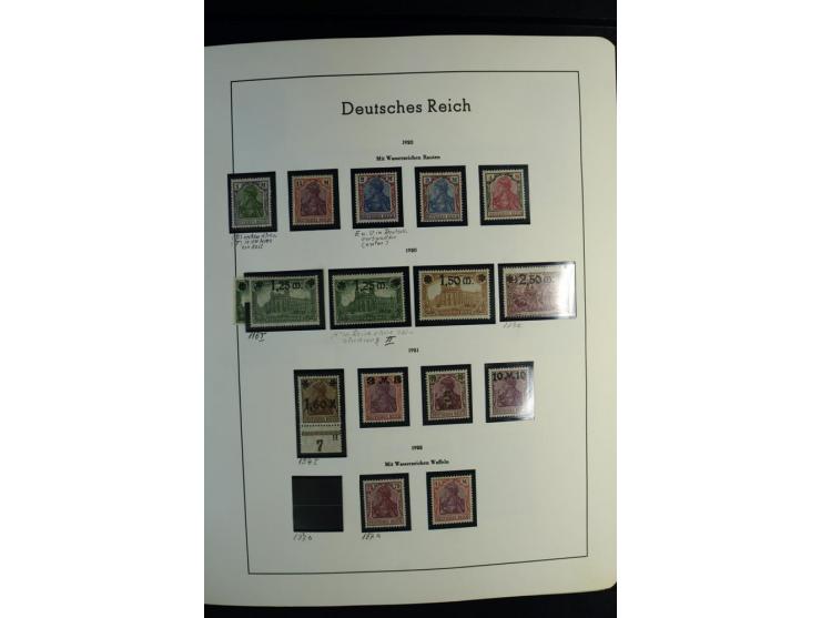 1900/45, postfrische und ungebrauchte reichhaltige Sammlung mit guten Werten, Sätzen und Blocks