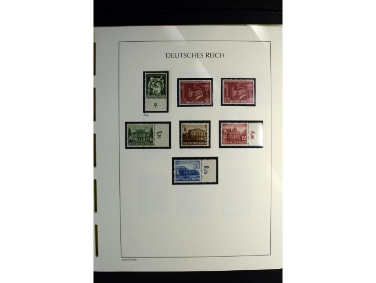 1900/45, postfrische und ungebrauchte reichhaltige Sammlung mit guten Werten, Sätzen und Blocks