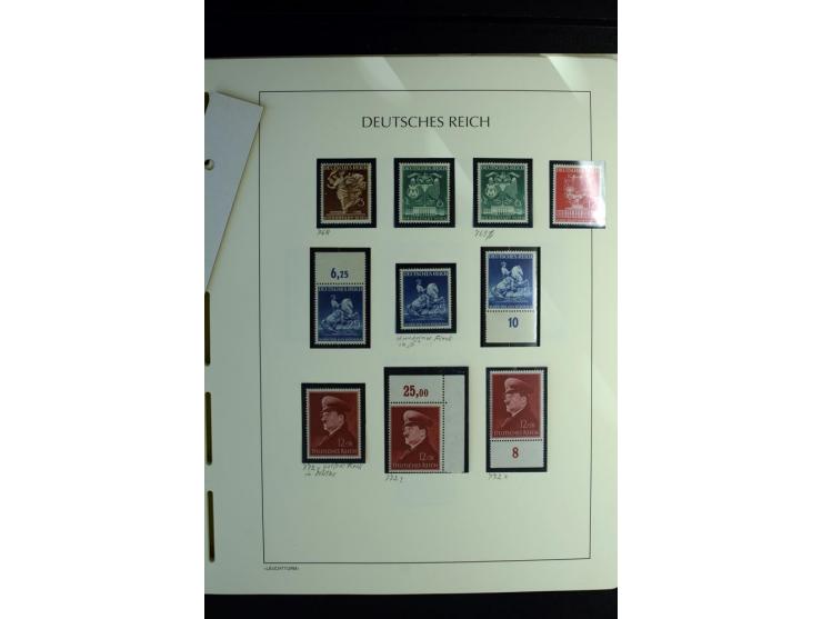 1900/45, postfrische und ungebrauchte reichhaltige Sammlung mit guten Werten, Sätzen und Blocks