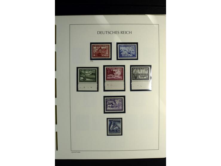 1900/45, postfrische und ungebrauchte reichhaltige Sammlung mit guten Werten, Sätzen und Blocks