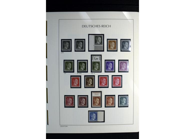 1900/45, postfrische und ungebrauchte reichhaltige Sammlung mit guten Werten, Sätzen und Blocks