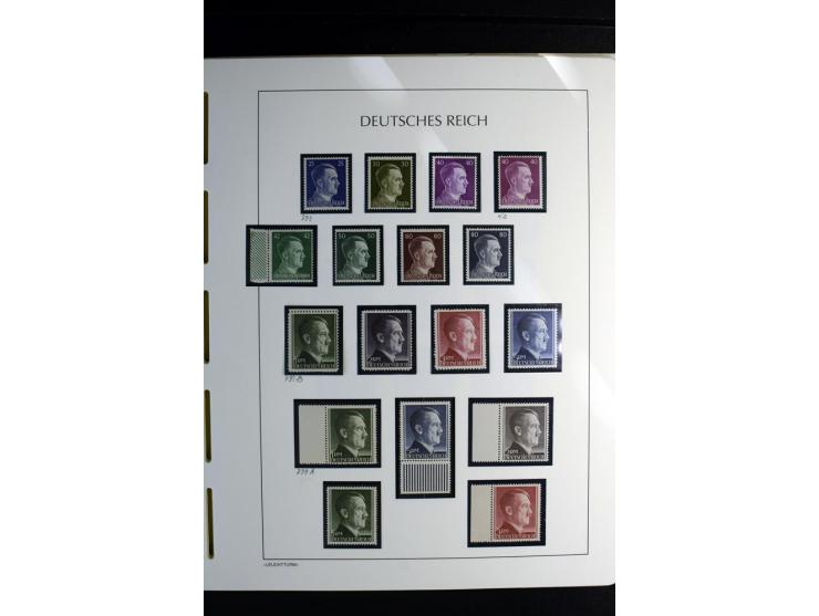 1900/45, postfrische und ungebrauchte reichhaltige Sammlung mit guten Werten, Sätzen und Blocks