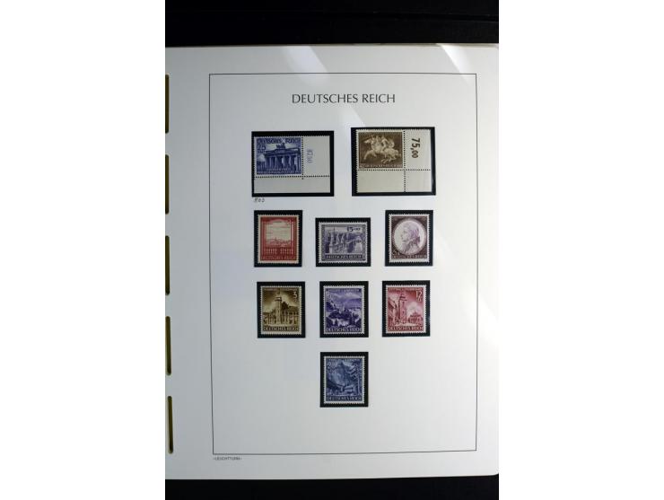 1900/45, postfrische und ungebrauchte reichhaltige Sammlung mit guten Werten, Sätzen und Blocks