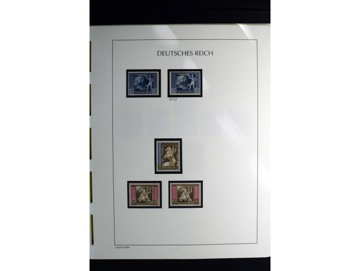 1900/45, postfrische und ungebrauchte reichhaltige Sammlung mit guten Werten, Sätzen und Blocks