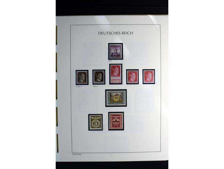 1900/45, postfrische und ungebrauchte reichhaltige Sammlung mit guten Werten, Sätzen und Blocks